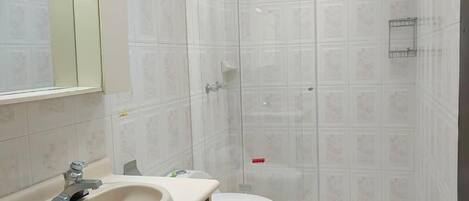 Towels, soap, toilet paper