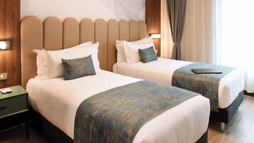 Standaard Twin kamer | Een kluis op de kamer, geluiddichte muren, gratis wifi, beddengoed