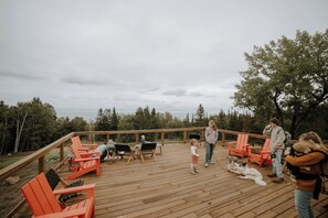 Terrace/patio - Kung tält - Hillside Site - Glamping Tent for Two! (Beaver Bay)