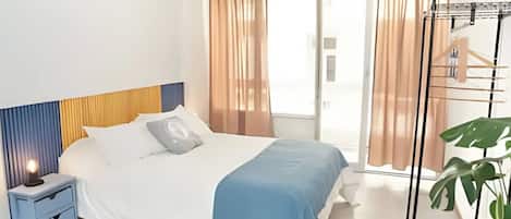 Appartement | 1 slaapkamer, donzen dekbedden, verduisterende gordijnen