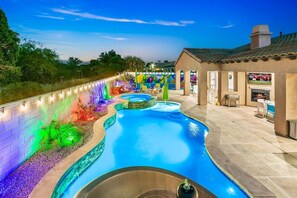 A heated pool - BigBiggy/Waterslide/100k Game Room (Indio)
