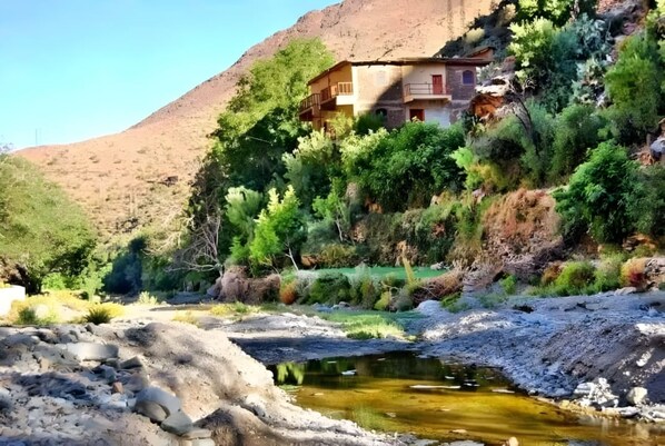 Voorkant van accommodatie