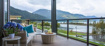 The Luna | New Penthouse w Patio, Lake & Mtn Views