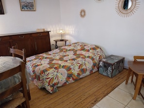 2 dormitorios y ropa de cama
