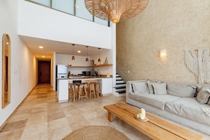 THE CARIBBEAN TWO | Living area - Ocean plaza by Zamá Homes (Playa del Carmen)