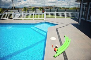 Outdoor pool - A charming 3 bdrm house with pool, AC and free parking near essential amenities (Nadi)