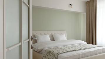 3 makuuhuonetta, silitysrauta/-lauta, Wi-Fi, vuodevaatteet