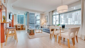 Signature Condo, Ocean View | Living area - Oceanfront Luxury Condos (Miami)