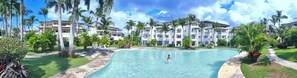 Outdoor pool - Caribe Home - Family apartment in the Caribbean part of the Dominican Republic. (Dominicus)