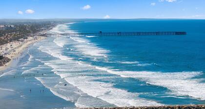 Oceanside Harbor Views + Steps from Top Rated Harbor Beach