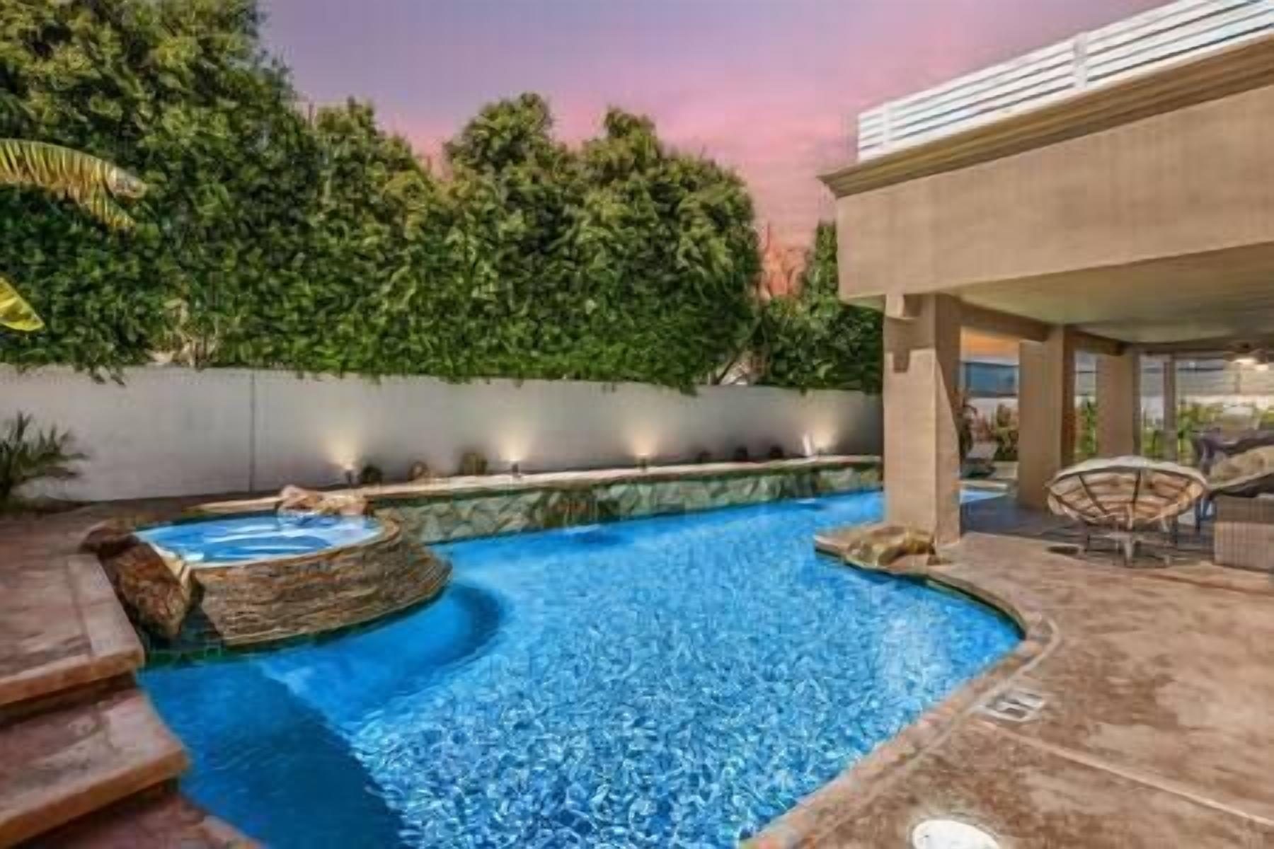 Piscine extérieure, piscine chauffée