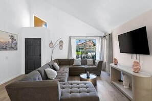 Smart TV, fireplace, table tennis, printers