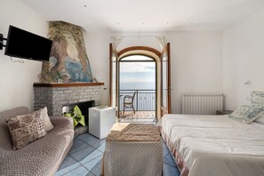 1 bedroom, free WiFi, bed sheets - Camera Fiordo with Sea View (Furore)