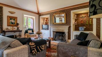 TV, fireplace, DVD player