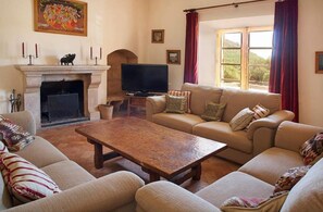 TV, fireplace, ping pong