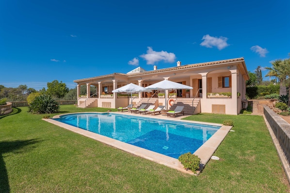 Pool - VILLA MAR Y TIERRA - Beautiful villa with private pool and free Wifi (Marratxí)