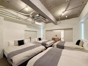 2 chambres, fer et planche Ă repasser, Wi-Fi, literie fournie