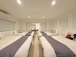 2 bedrooms, iron/ironing board, WiFi, bed sheets - Comfortable 2BR Apt in Hatchobori - Sleeps 10 (Hiroshima)