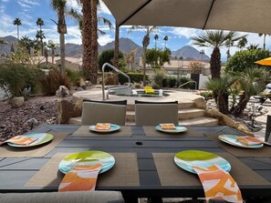 Outdoor dining