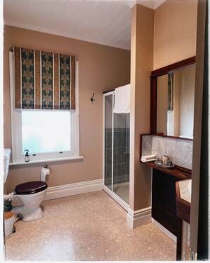 Hair dryer, towels