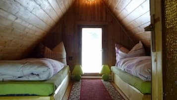 4 soveværelser, sengetøj