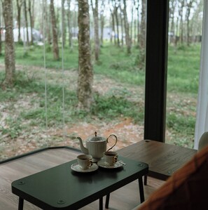 Vista para o jardim