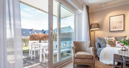Ferienwohnung 'Komfort-Appartement Strandperle' mit Meerblick, privater Terrasse und Wi-Fi