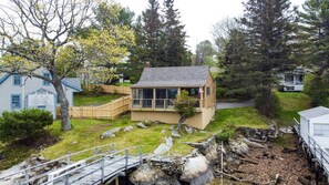Exterior - Cozy Waterfront Cottage with Dock (Southport)