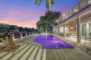 Una piscina climatizada