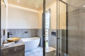 Shower, hair dryer