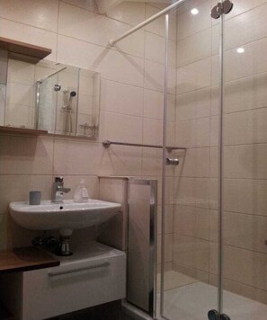 Shower, hair dryer