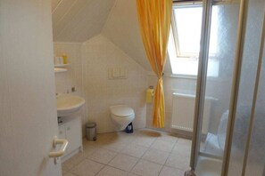 Shower, hair dryer
