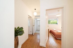 Desk, iron/ironing board, travel cot, free WiFi