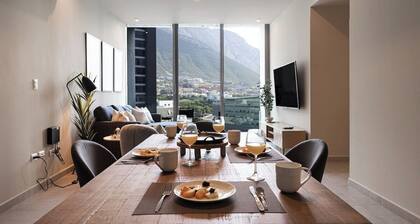 Modern Stay w/ Pool, Balcony & Mountain Views