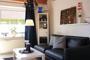 Älytelevisio, DVD-soitin, kirjoja, stereot