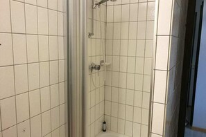 Shower, hair dryer