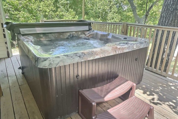 Bain à remous extérieur