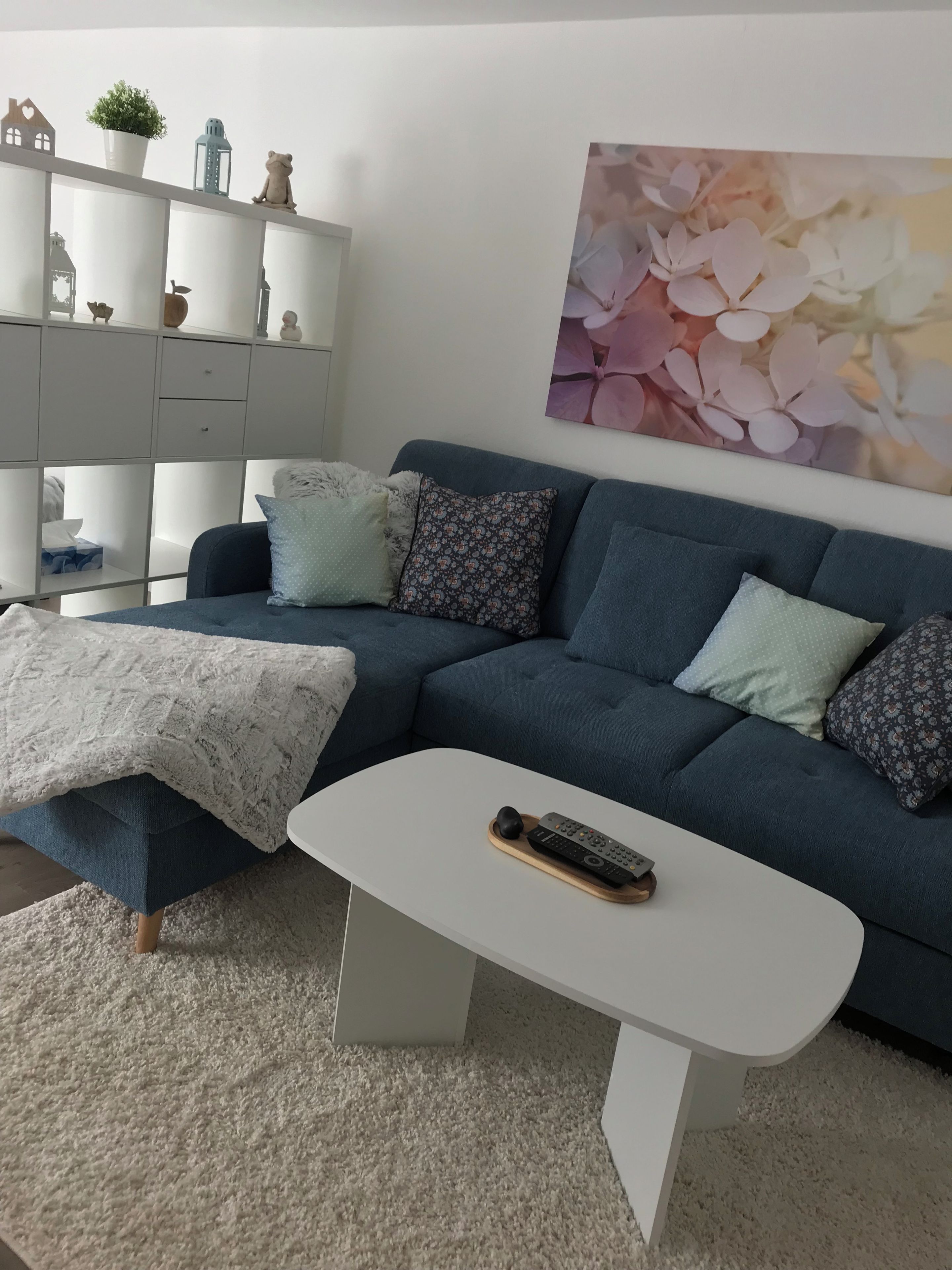 Wohnzimmer mit Schlafsofa