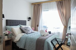 1 sovrum, strykjärn/strykbräda, wi-fi och sängkläder