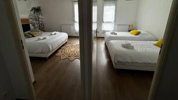 2 bedrooms, iron/ironing board, travel crib, WiFi