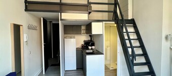 Charming studio with a mezzanine bedroom