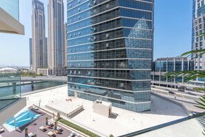 Exterior - Free housekeeping visits during your stay - StayShort - Splendid 1-Bedroom in Business Bay for 4 (Dubai)