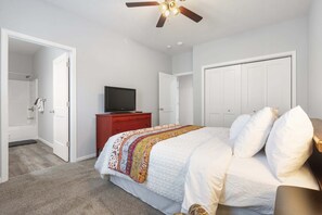 3 bedrooms, iron/ironing board, travel cot, WiFi
