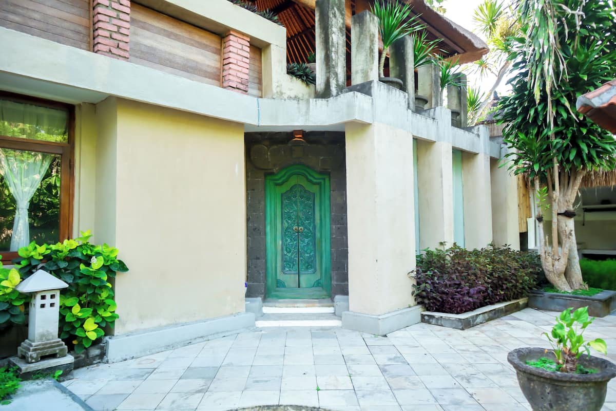 Phòng Executive, 1 phòng ngủ, hồ bơi riêng, quang cảnh vườn | Bàn, truy cập Internet không dây miễn phí, bộ trải giường 