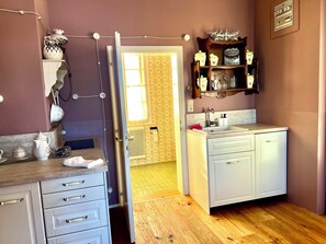 Shower, hair dryer, towels, soap - Vacation apartment with history.Alban Berg Villa Trahütten! Pet friendly!  (Trahütten)