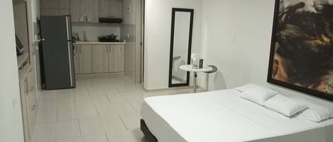 1 غرفة نوم وواي فاي وملاءات أسرّة