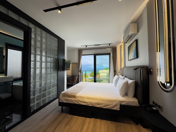 Vue sur la plage/l’océan