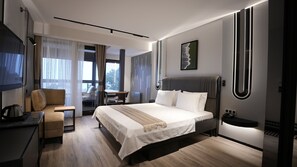 Business Room, Sea View | Egyptian cotton sheets, premium bedding, pillowtop beds, minibar