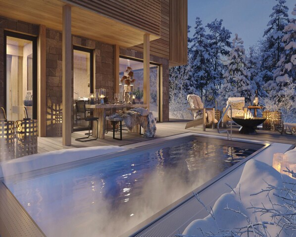 Apartment | Pool - Apartment With Finnish Sauna and Pool (Sankt Georgen am Kreischberg)