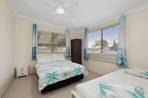 3 makuuhuonetta, vuodevaatteet